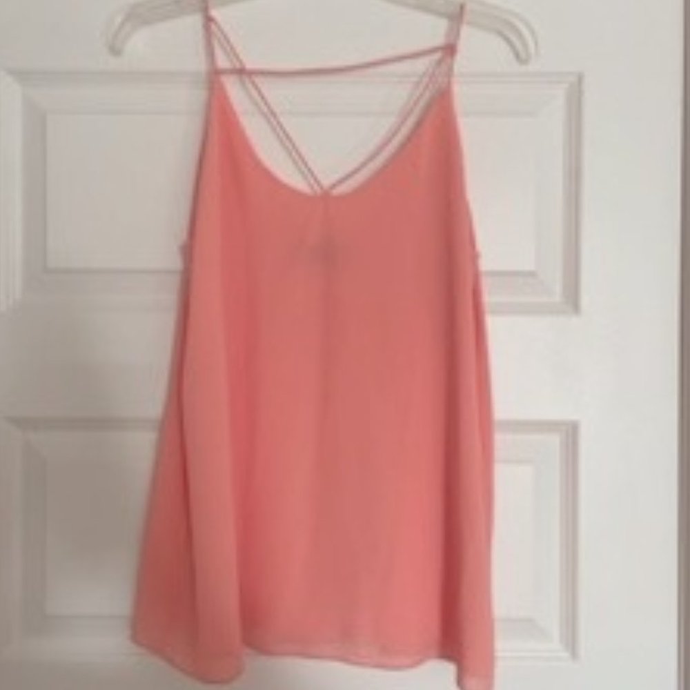 fab'rik Peach Strappy in the Front Cami with V Back